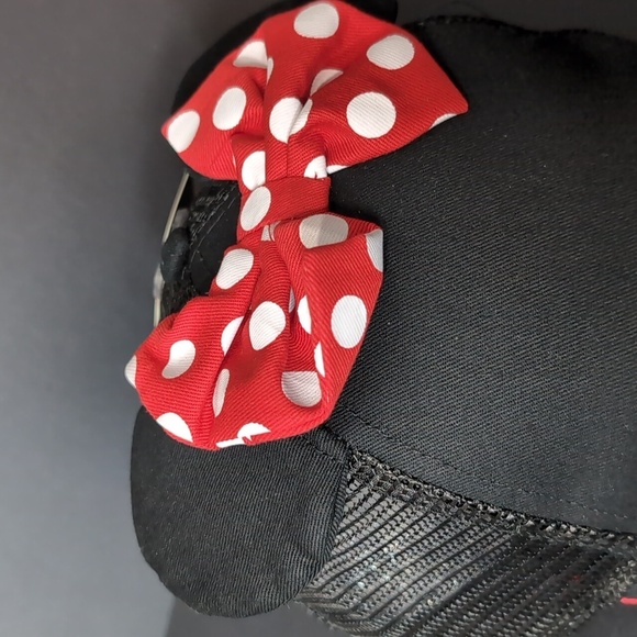 NWT,Disney Minnie Mouse ,Berkshire Fashions Girls Black/Red Snapback Hat. - Picture 5 of 8